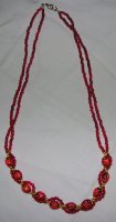 Collana con coccinelle