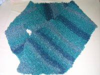 Sciarpa multicolor blu