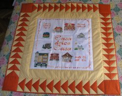 Quilt realiizato con la tela del RR7