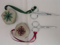 Scissor fob - Biscornu