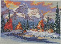Sunset - Early Snow